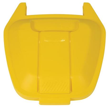 Rubbermaid, 1931[^]113575 Mobile Container Lid Yellow (Single)