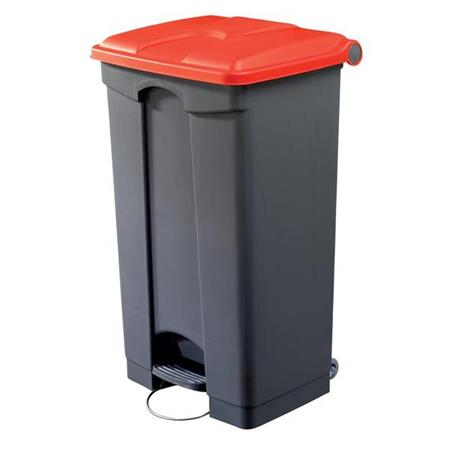 Straight, 1931[^]557678 EcoStep Recycling Bin 90 Litre (Red