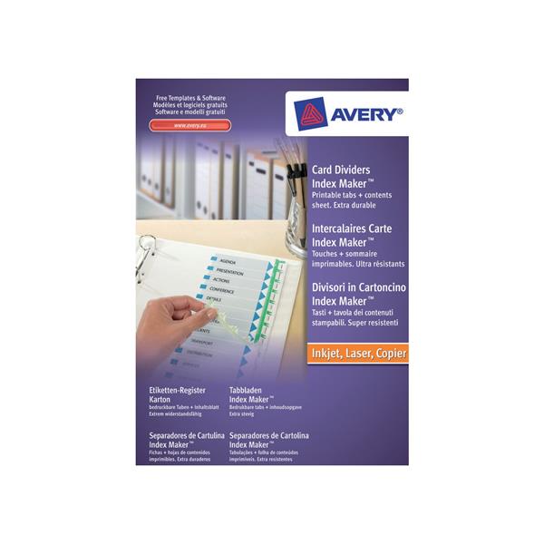 Avery, 1931[^]102777 Extra Wide IndexMaker Dividers 102777