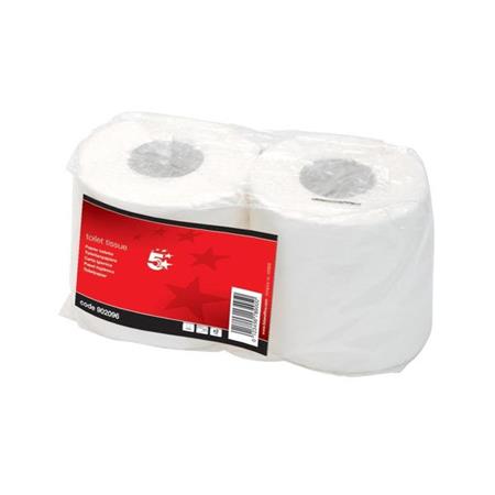 5 Star, 1931[^]902096 Toilet Tissue Twin Pack of 320 Sheets Per