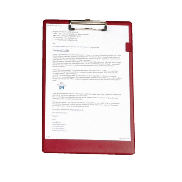 5 Star, 1931[^]913659 Standard Clipboard with PVC Cover