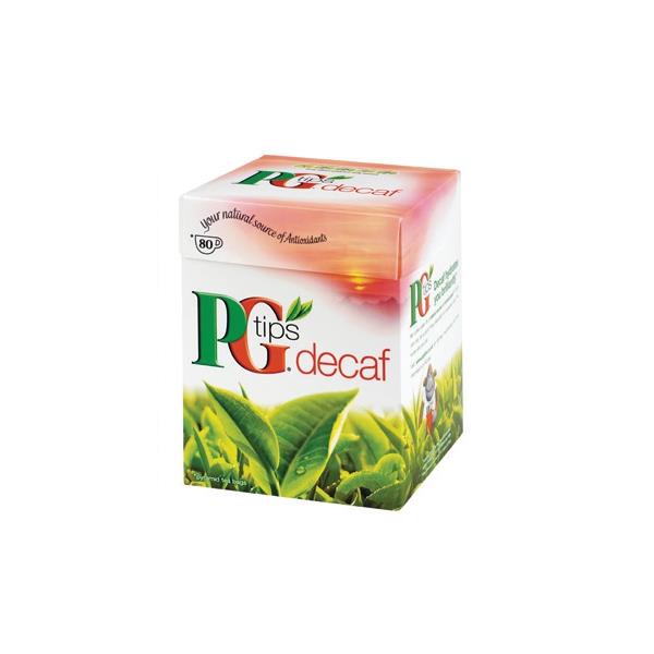 PG Tips, 1931[^]179747 Decafinated Tea Bags (Box of 80) 179747