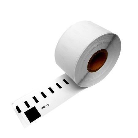 Compatible Dymo 99012 (S0722400) Label Tape (89mm x 36mm) Black on White