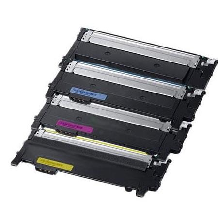 Compatible Multipack Samsung CLP-325 Printer Toner Cartridges (4 Pack) -CLT-K4072S