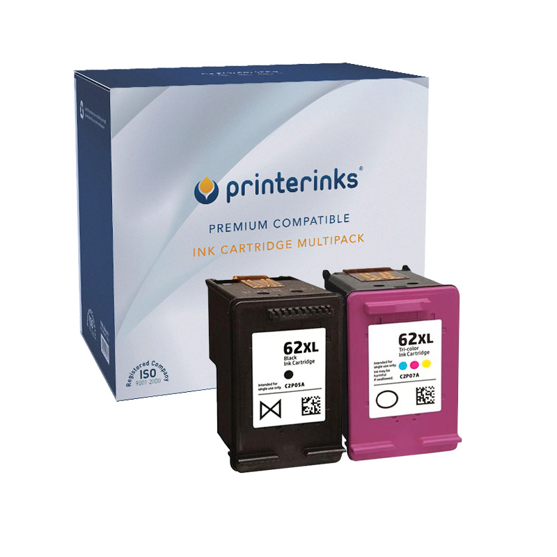 Compatible HP ENVY 5548 All-in-One Printer Ink Cartridges (2 Pack) -C2P05AE Multipack 