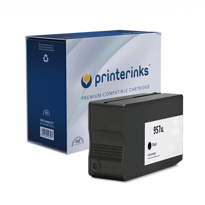 Compatible Black HP 957XL High Capacity Ink Cartridge (Replaces HP L0R40AE)