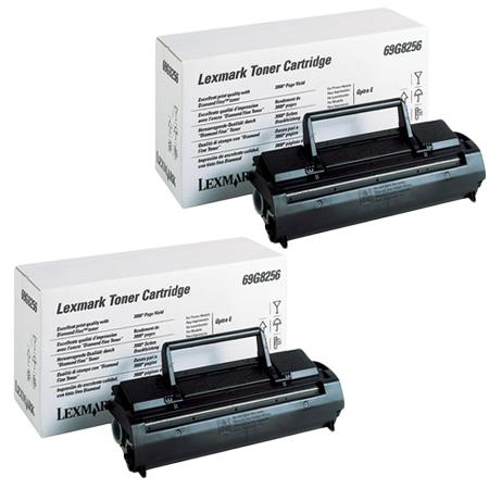 Original Multipack Lexmark Optra E Printer Toner Cartridges (2 Pack) -69G8256