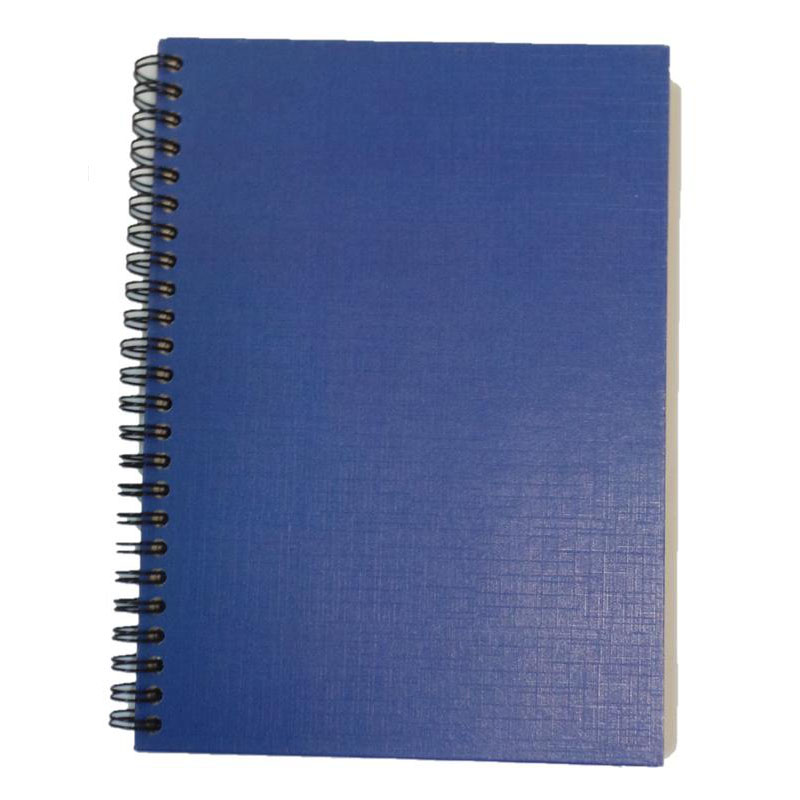 ValueX A5 Wirebound Hard Cover Notebook Ruled 160 Pages Blue