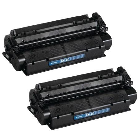 Compatible Twin Pack Canon EP25 Black Toner Cartridges (2 Pack)