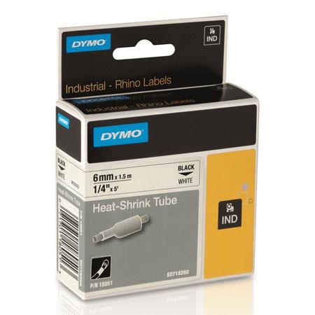 Dymo 18051 (S0718260) Original Label Tape (6mm x 1.5m) Black On White