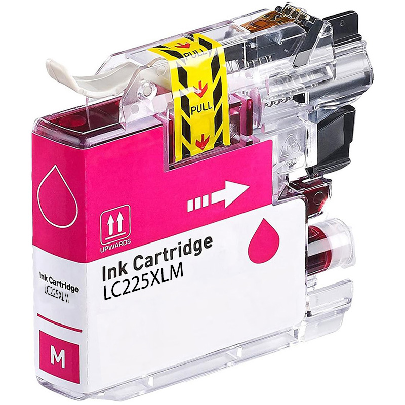 Compatible Magenta Brother LC225XLM High Capacity Ink Cartridge