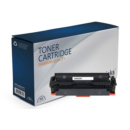 Compatible Yellow HP 415X High Capacity Toner Cartridge (Replaces HP W2032X)