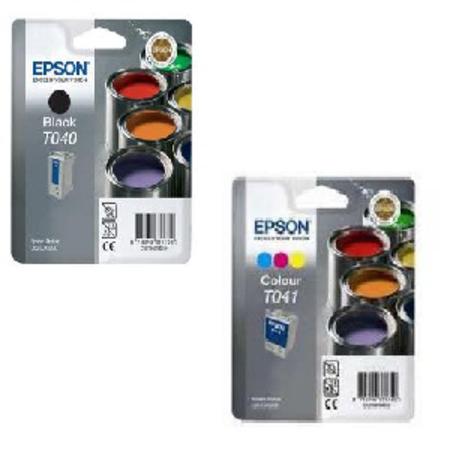 Original Multipack Epson Stylus CX3250 Printer Ink Cartridges (2 Pack) -C13T04014010