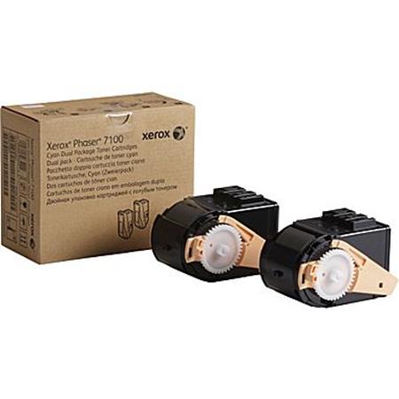 Xerox 106R02602 Original Cyan High Capacity Toner Cartridge - Twin Pack