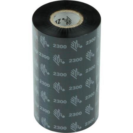 Zebra 02300BK11030 Original Wax Printer Ribbon 2300 (110mm x 300m)