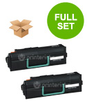 Compatible Twin Pack Lexmark X340H21G Black Toner Cartridges (2 Pack)