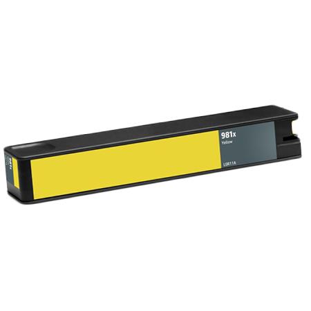 Compatible Yellow HP 981X High Capacity Ink Cartridge (Replaces HP L0R11A)