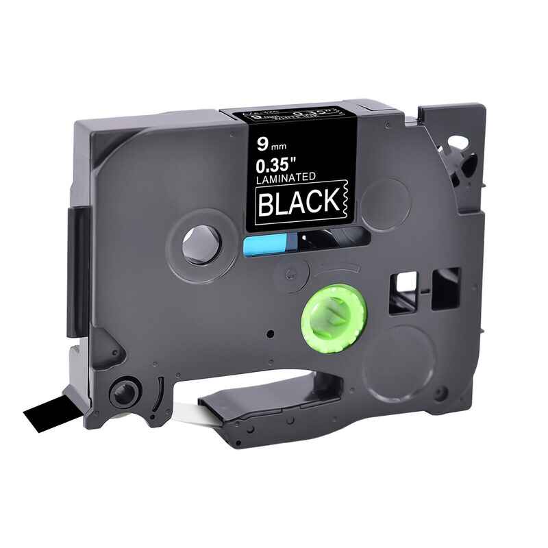 Compatible Brother TZe-325 P-Touch Label Tape ( 9mm x 8m) White On Black