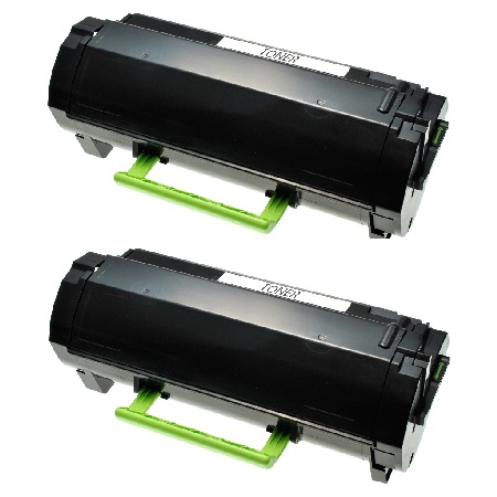 Compatible Multipack Lexmark MX611de Printer Toner Cartridges (2 Pack) -60F2H00