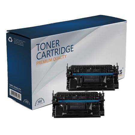 Compatible Canon 056 (3007C002) Black Standard Capacity Toner Cartridges (2 Pack)  Twin Pack