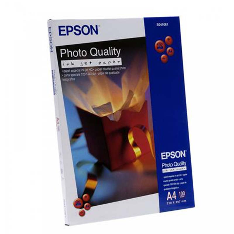 Epson S041061 Photo Quality Inkjet Paper A4 100 Sheets 9332