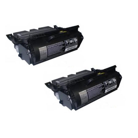 Compatible Multipack Lexmark X646 Printer Toner Cartridges (2 Pack) -X644X21E