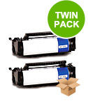 Compatible Multipack Lexmark Optra M412N Printer Toner Cartridges (2 Pack) -4K00199