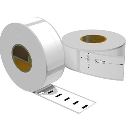 Compatible Dymo 11355 (S0722550) Label Tape (19mm x 51mm) Black on White