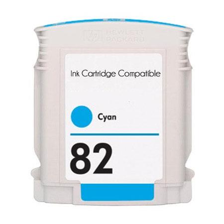 Compatible Cyan HP 82 High Capacity Ink Cartridge (Replaces HP C4911A)