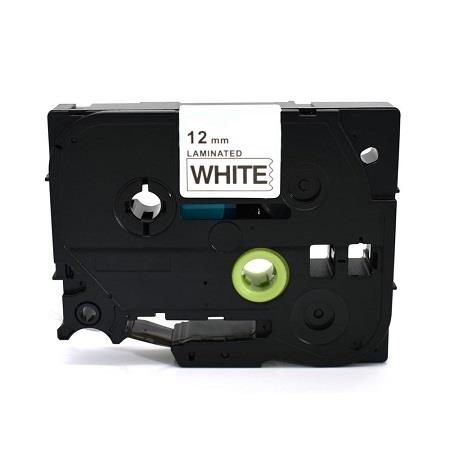 Compatible Brother TZe231 P-Touch Label Tape - 1/2 x 26 ft (12mm x 8m) Black on White