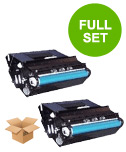 Compatible Multipack Tally Tally 9045 Printer Toner Cartridges (2 Pack) -43848