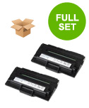 Compatible Multipack Dell 1600 Printer Toner Cartridges (2 Pack) -593-10044