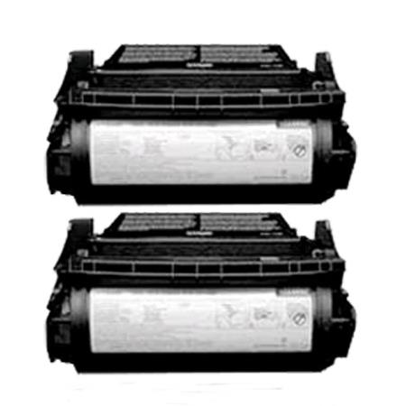 Compatible Multipack Lexmark T620 Printer Toner Cartridges (2 Pack) -12A6760