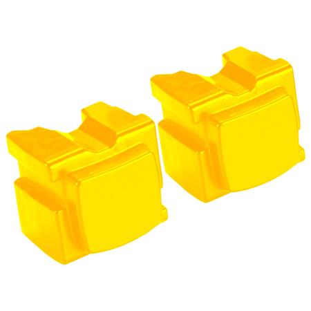 Compatible 2 x Yellow Xerox 108R00933 Solid Wax Ink