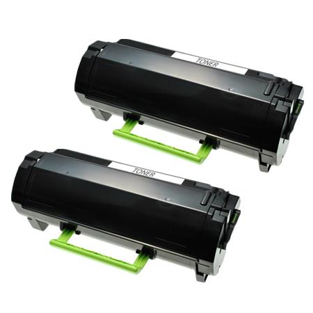 Compatible Multipack Lexmark MS810n Printer Toner Cartridges (2 Pack) -52D2H00