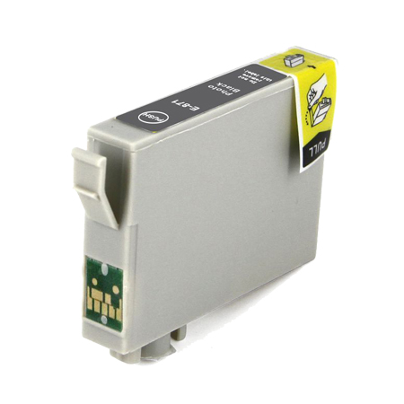 Compatible Photo Black Epson T0871 Ink Cartridge (Replaces Epson T0871 Flamingo)