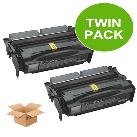 Compatible Multipack Lexmark T430 Printer Toner Cartridges (2 Pack) -12A8320