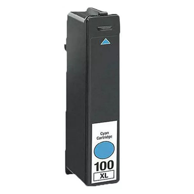 Compatible Cyan Lexmark No.100XL Ink Cartridge (Replaces Lexmark 14N1069E)