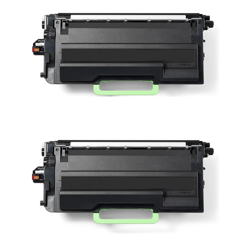 Compatible Multipack Brother HL-L6410DN Printer Toner Cartridges (2 Pack) -TN3610