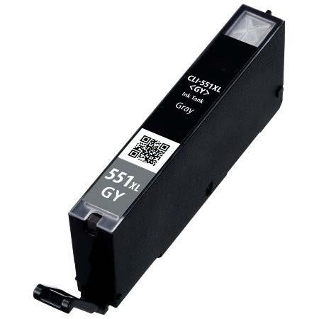 Compatible Grey Canon CLI-551GYXL High Capacity Ink Cartridge (Replaces Canon 6447B001)