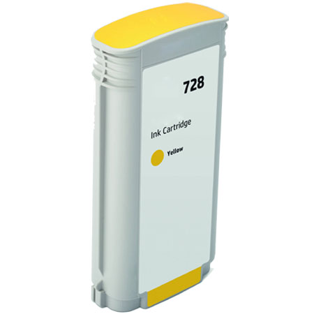 Compatible Yellow HP 728 High Capacity Ink Cartridge (Replaces Canon F9J65A)