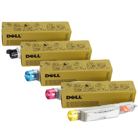 Dell 593-10119/25 Full Set Original Toners (4 Pack)