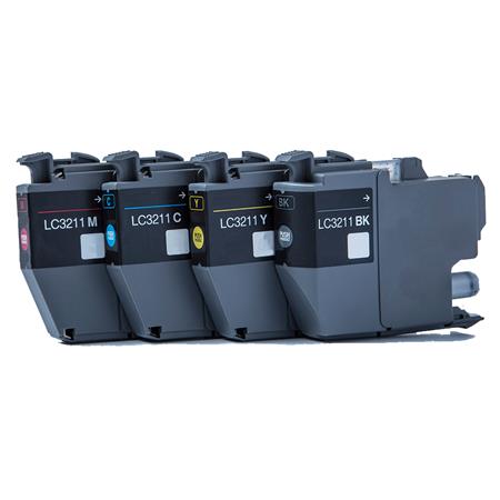 Compatible Brother LC3211 Standard Capacity Ink Cartridge Multipack