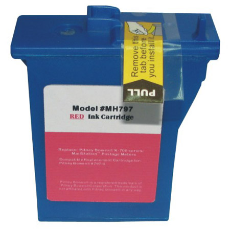 Compatible Red Pitney Bowes 797-0 Ink Cartridge