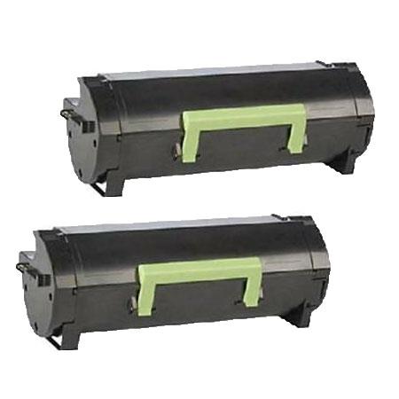 Compatible Multipack Lexmark MX622ade Printer Toner Cartridges (2 Pack) -56F2H00