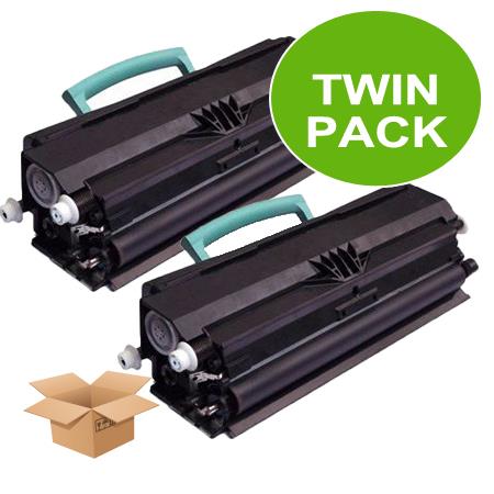 Compatible Multipack Lexmark E33x Printer Toner Cartridges (2 Pack) -12A8405