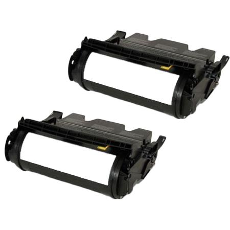 Compatible Multipack Lexmark X632 Printer Toner Cartridges (2 Pack) -12A7462