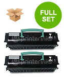 Compatible Multipack Lexmark E450d Printer Toner Cartridges (2 Pack) -E450A21E