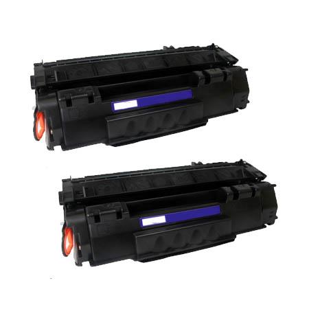 Compatible Twin Pack HP 49A Black Toner Cartridges (2 Pack)