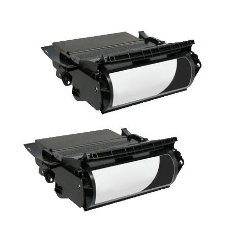 Compatible Twin Pack Lexmark 1382625 Black Toner Cartridges (2 Pack)